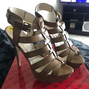 Tan guess size 9 heels